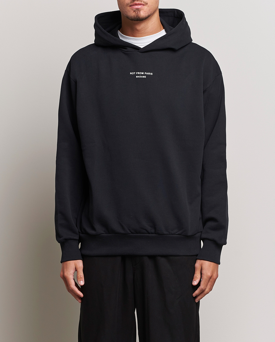 Herr | Kläder | Drôle de Monsieur | Classic NFPM Hoodie Black