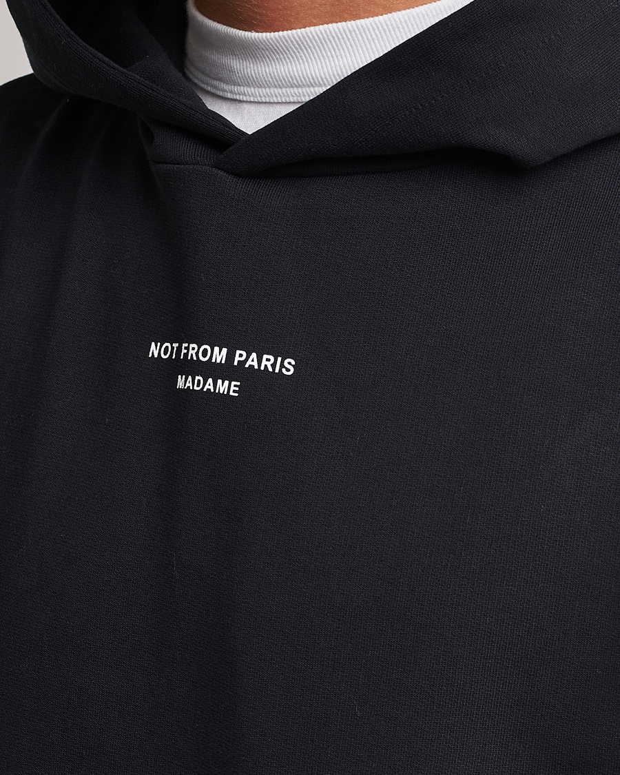 Herr | Tröjor | Drôle de Monsieur | Classic NFPM Hoodie Black