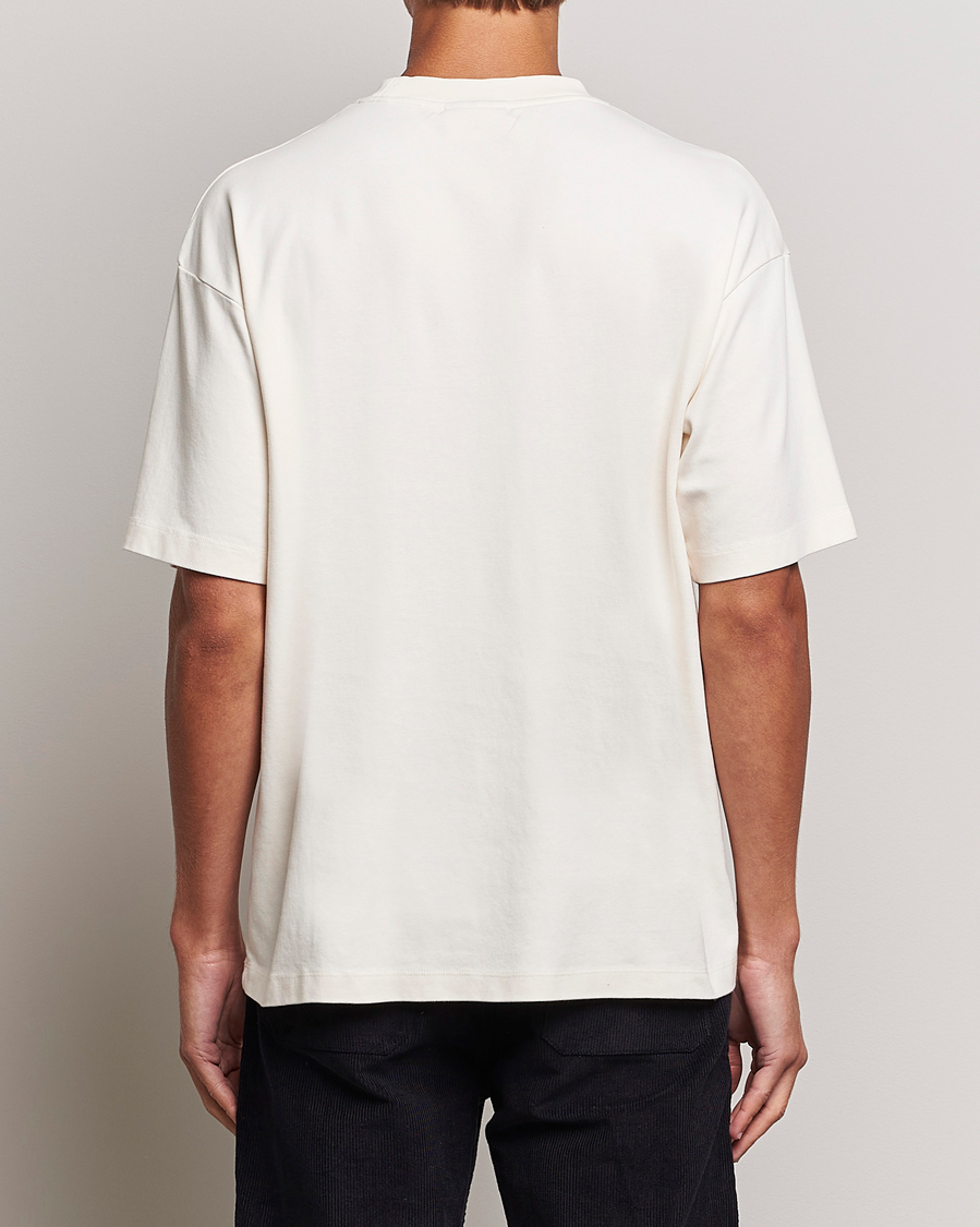 Herr | T-Shirts | Drôle de Monsieur | Flower Slogan T-Shirt Cream