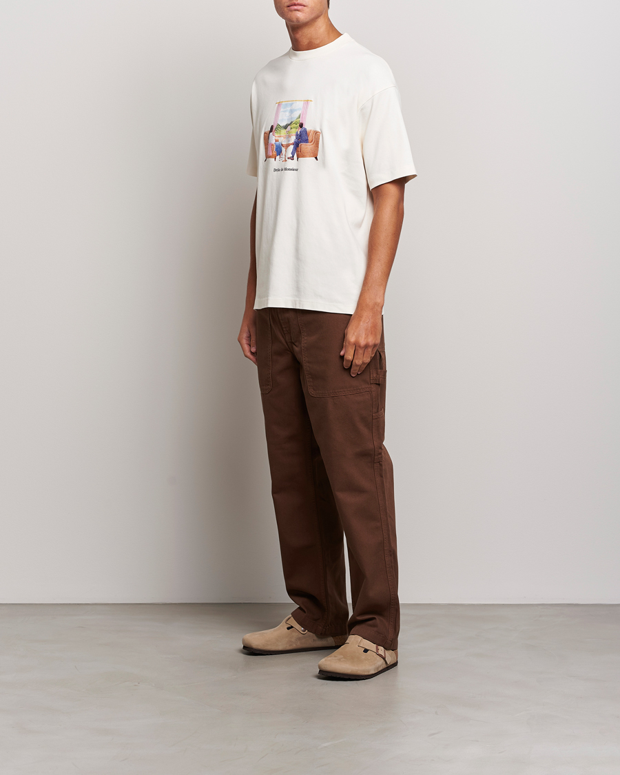 Herr | T-Shirts | Drôle de Monsieur | Voyage T-Shirt Cream