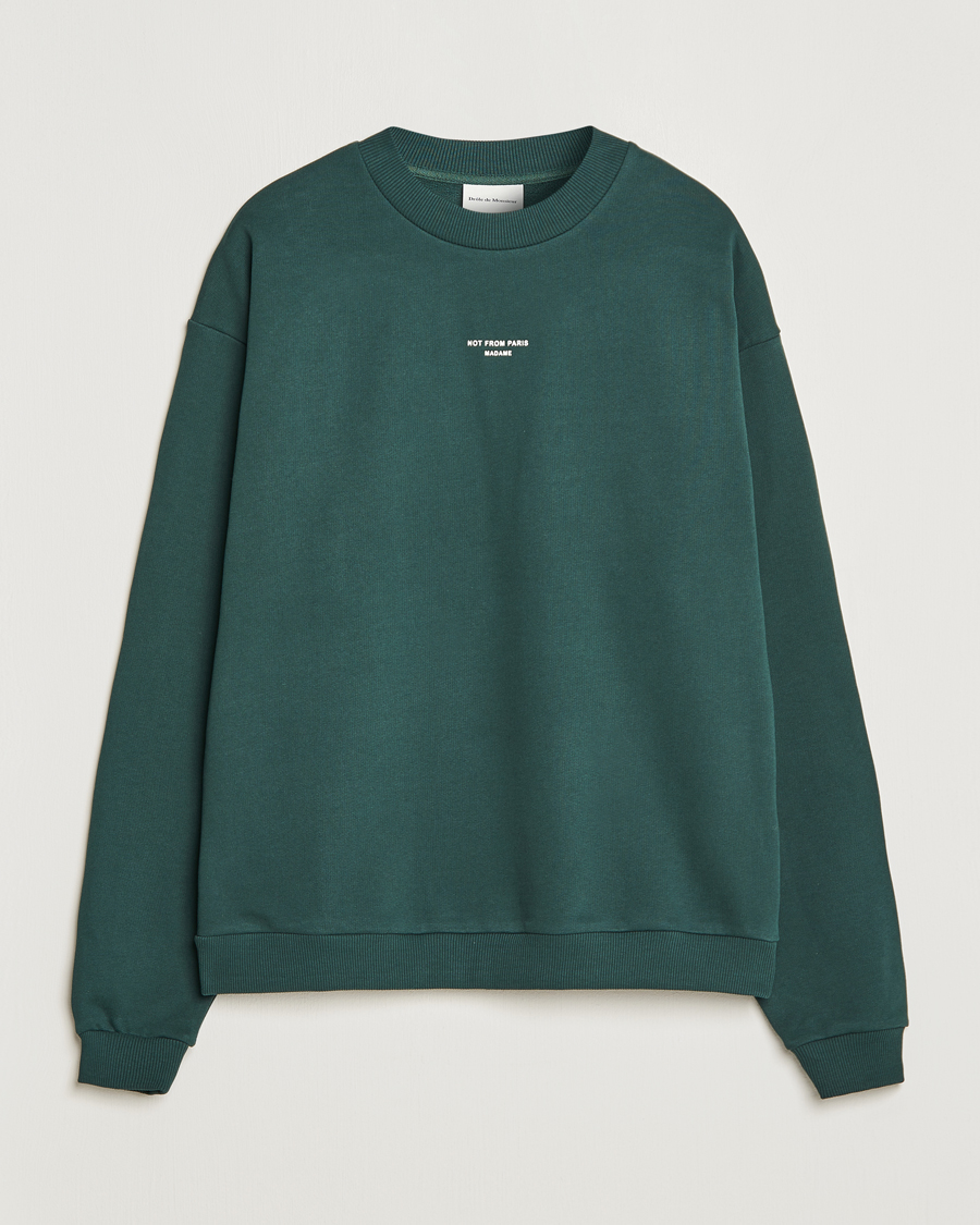 Herr | Tröjor | Drôle de Monsieur | Classic NFPM Sweatshirt Dark Green