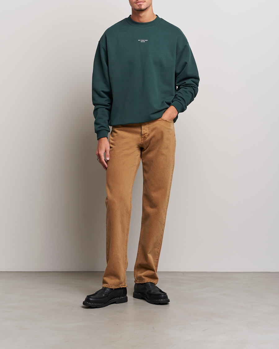 Herr | Tröjor | Drôle de Monsieur | Classic NFPM Sweatshirt Dark Green