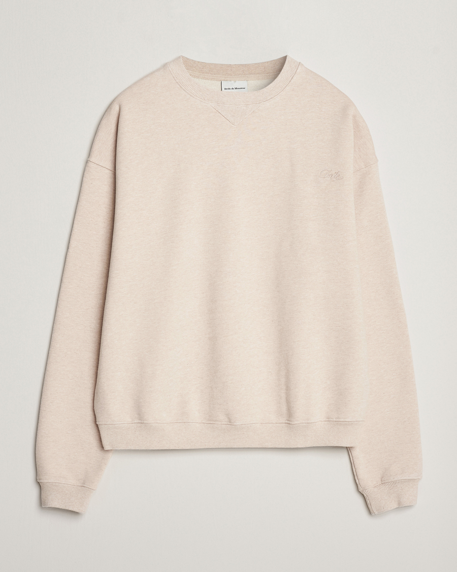 Herr | Tröjor | Drôle de Monsieur | Signature Sweatshirt Beige