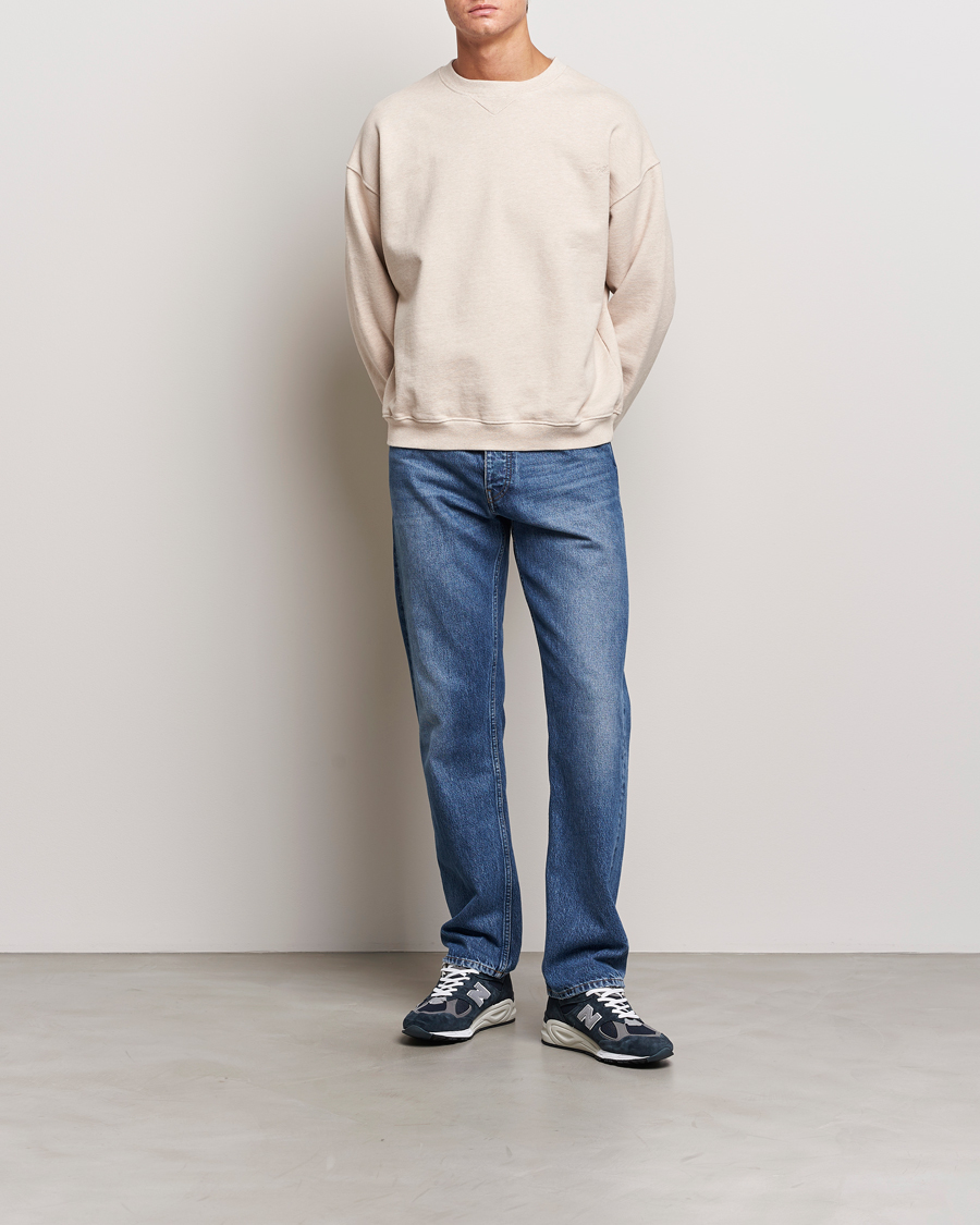 Herr | Tröjor | Drôle de Monsieur | Signature Sweatshirt Beige