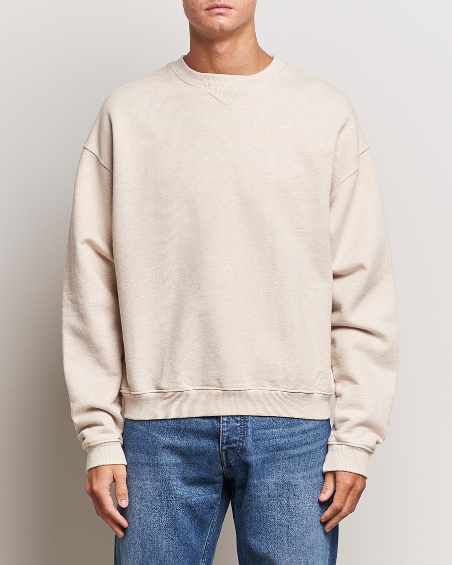Herr | Tröjor | Drôle de Monsieur | Signature Sweatshirt Beige