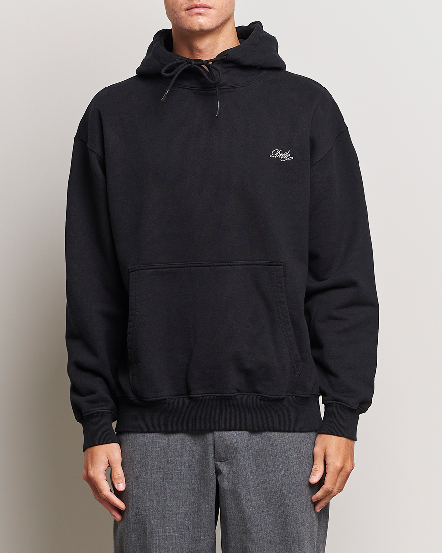 Herr | Tröjor | Drôle de Monsieur | Signature Hoodie Black