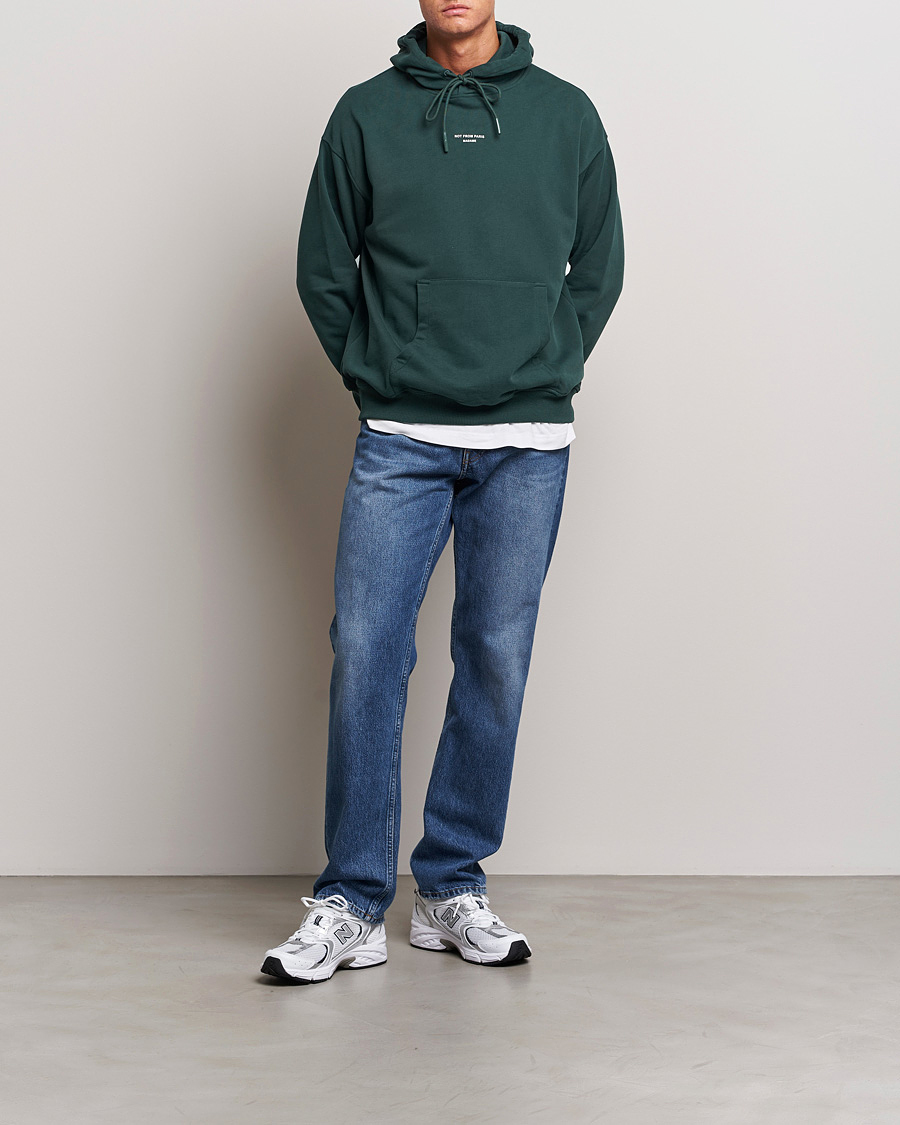 Herr | Tröjor | Drôle de Monsieur | Classic NFPM Hoodie Dark Green