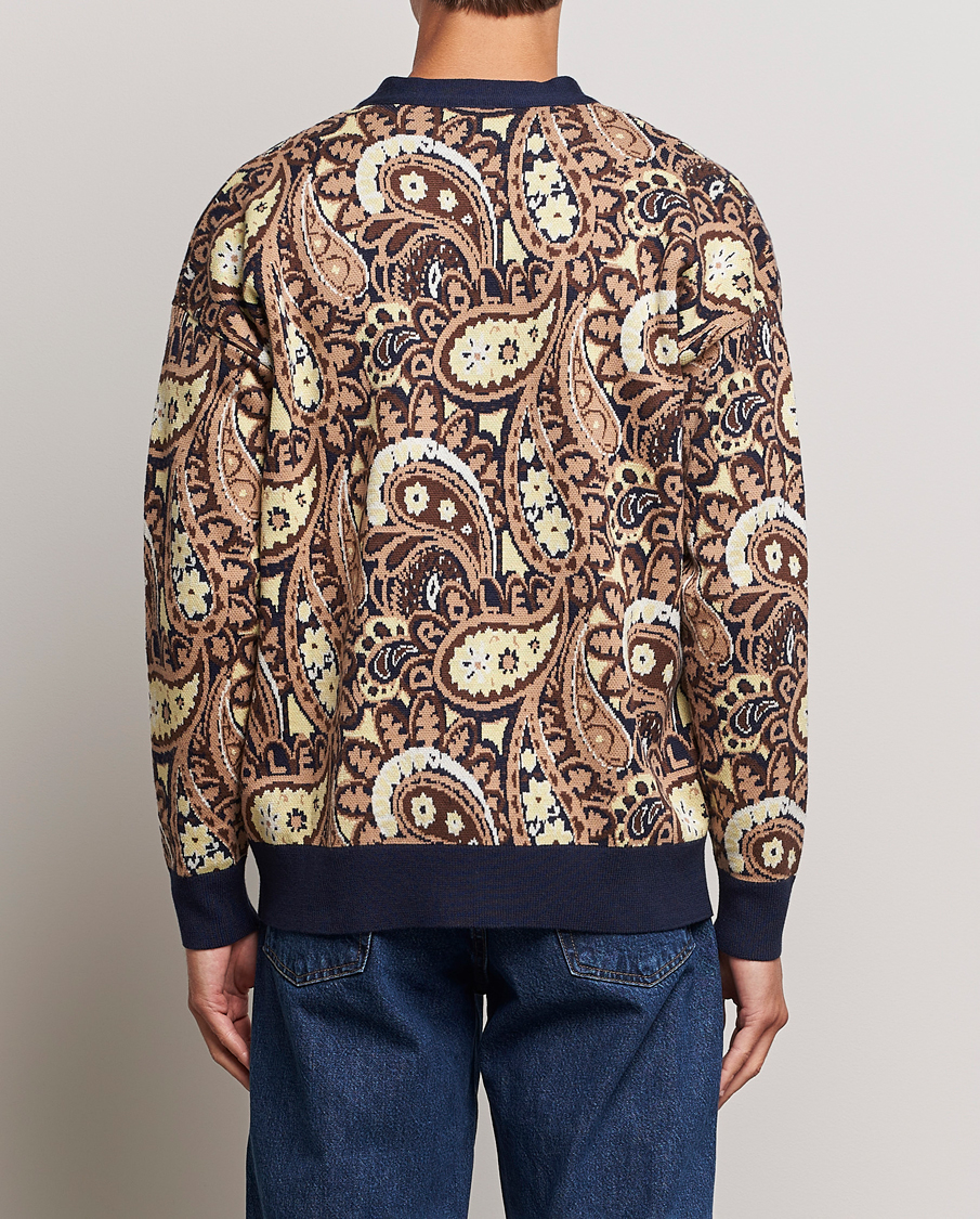 Herr | Tröjor | Drôle de Monsieur | Le Cardigan Paisley Navy