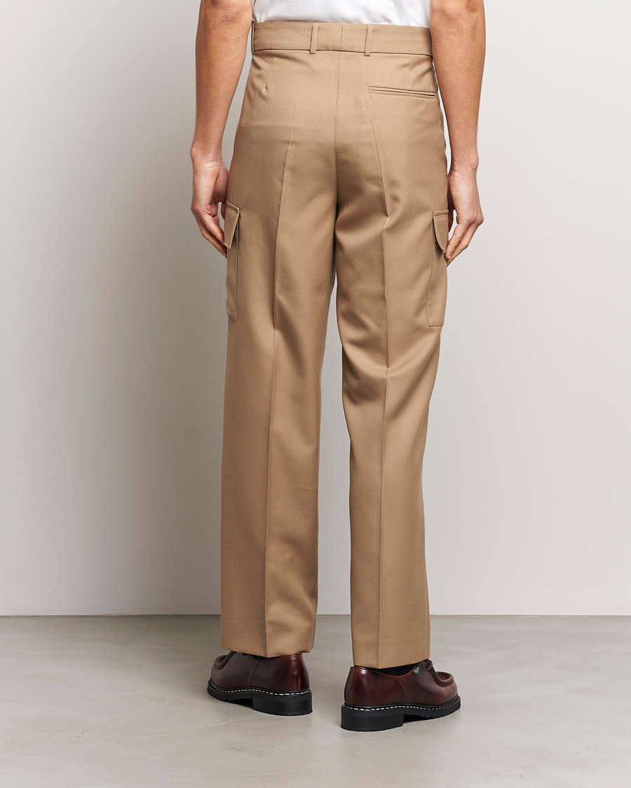 Herr | Byxor | Drôle de Monsieur | Flannel Cargo Pants Beige