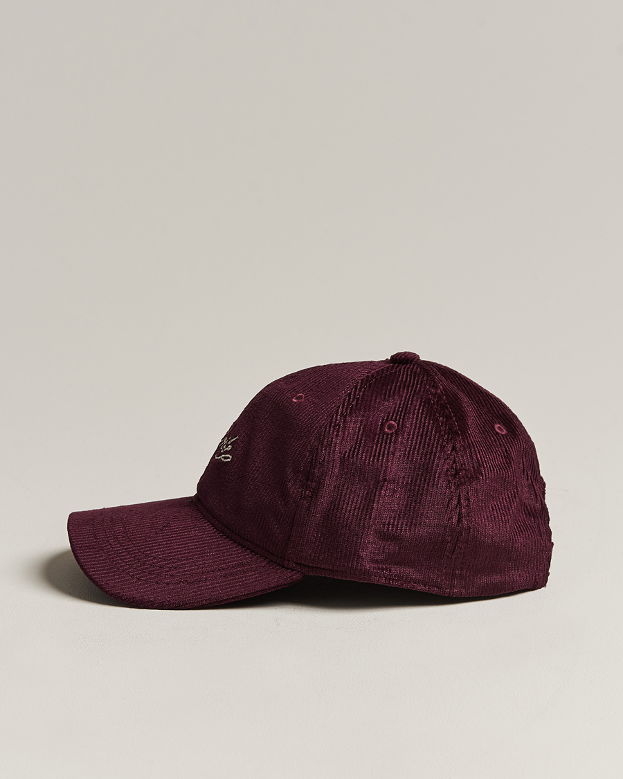 Herr | Drôle de Monsieur Signature Corduroy Cap Wine | Drôle de Monsieur | Signature Corduroy Cap Wine