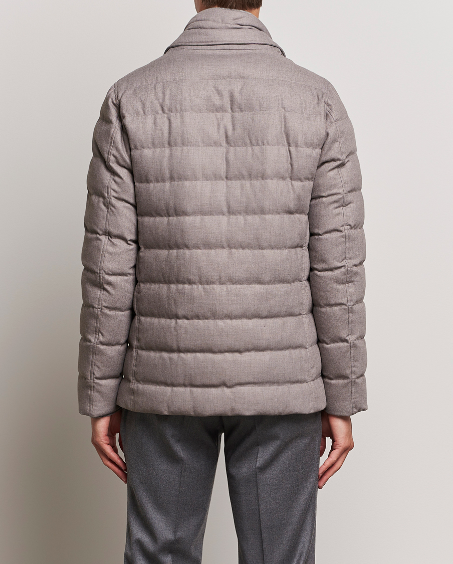 Herr | Jackor | Herno | Flannel Down Blazer Beige