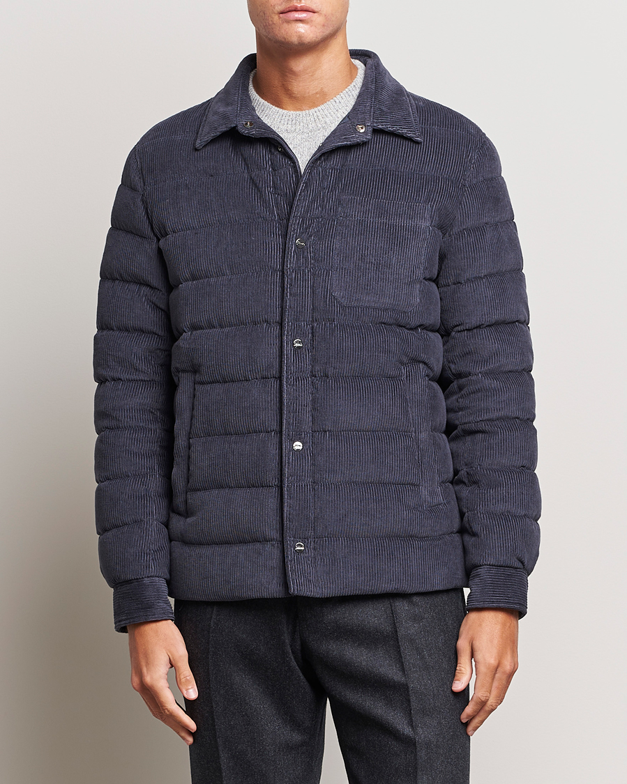Herr | Herno | Herno | Corduroy Shirt Jacket Navy