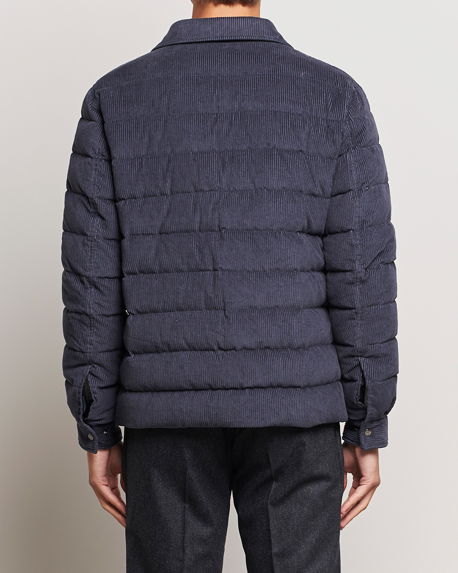 Herr | Jackor | Herno | Corduroy Shirt Jacket Navy