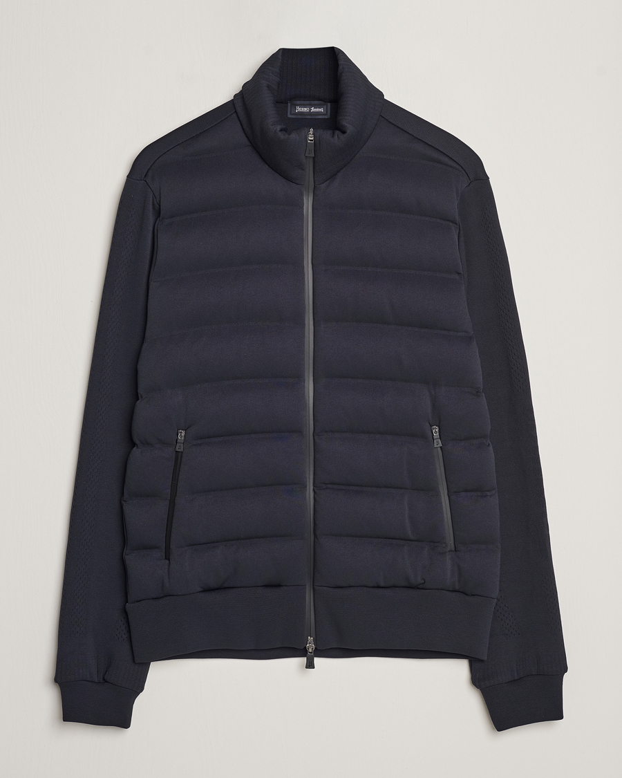 Herr | Tröjor | Herno | Laminar Zip Cardigan Navy