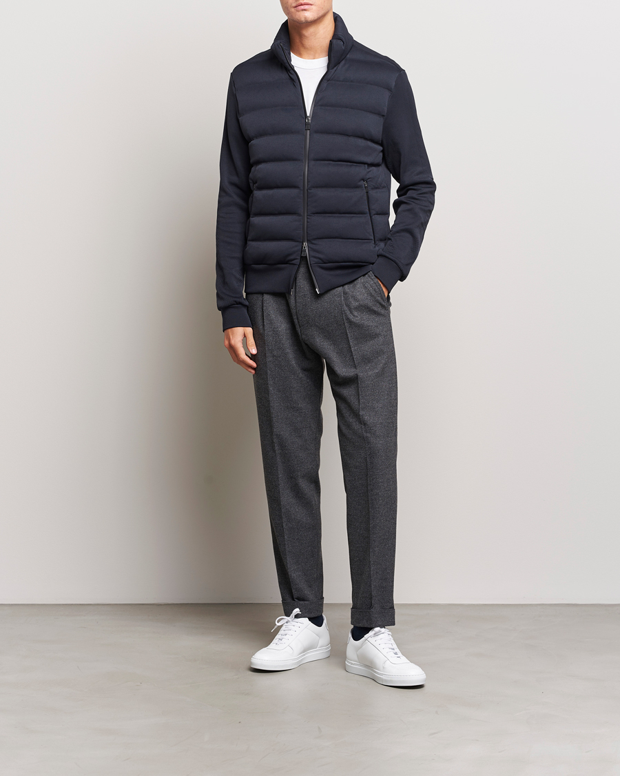 Herr | Tröjor | Herno | Laminar Zip Cardigan Navy