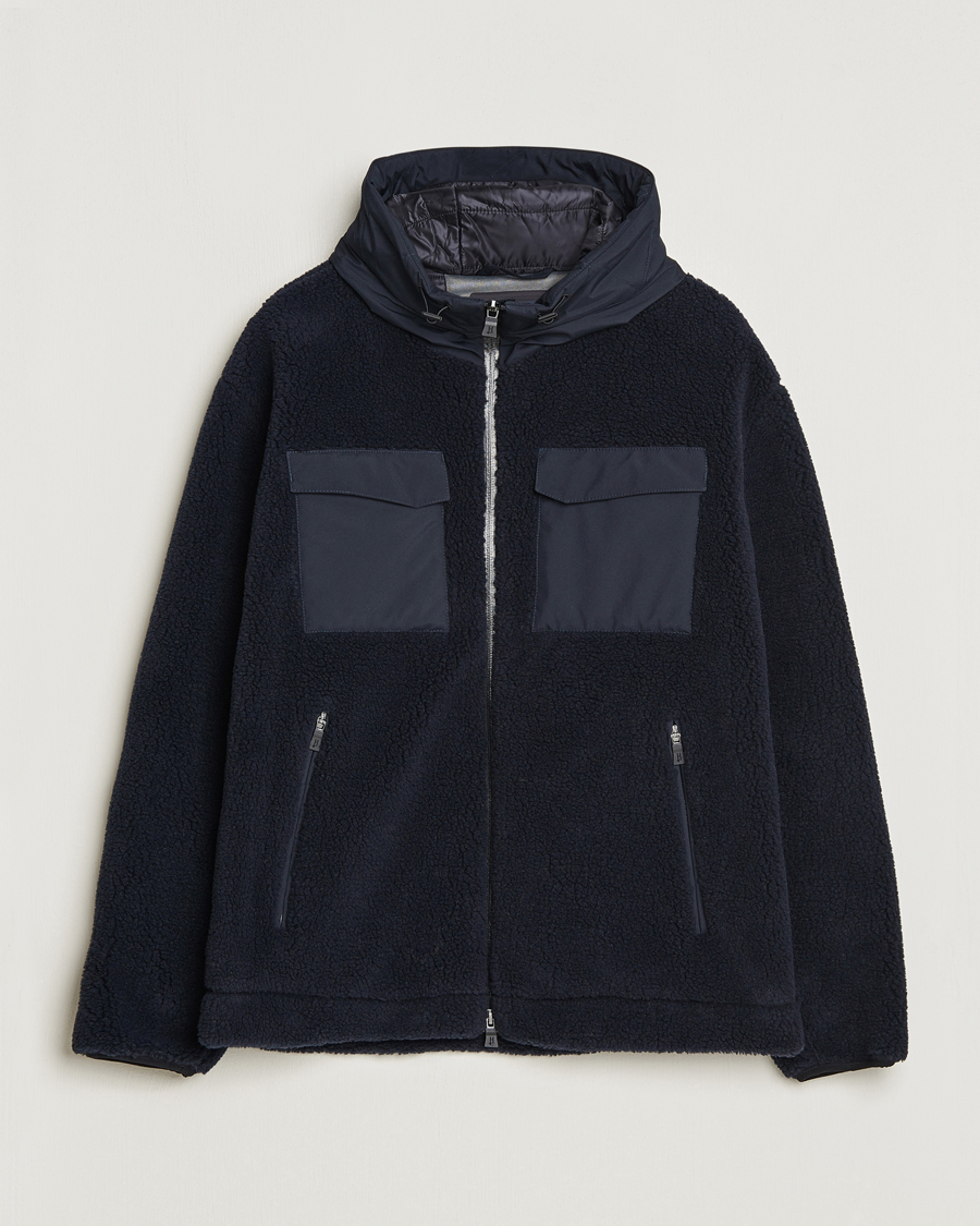 Herr | Jackor | Herno | Laminar Fleece Jacket Navy