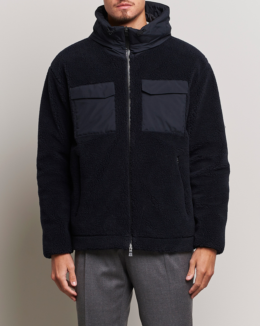 Herr | Jackor | Herno | Laminar Fleece Jacket Navy