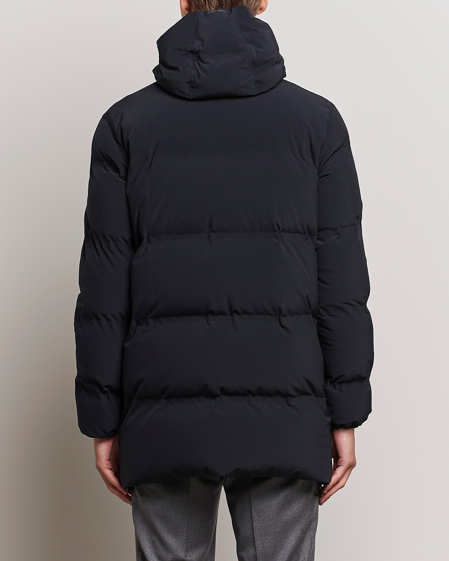 Herr | Jackor | Herno | Laminar Stretch Nylon Down Coat Navy