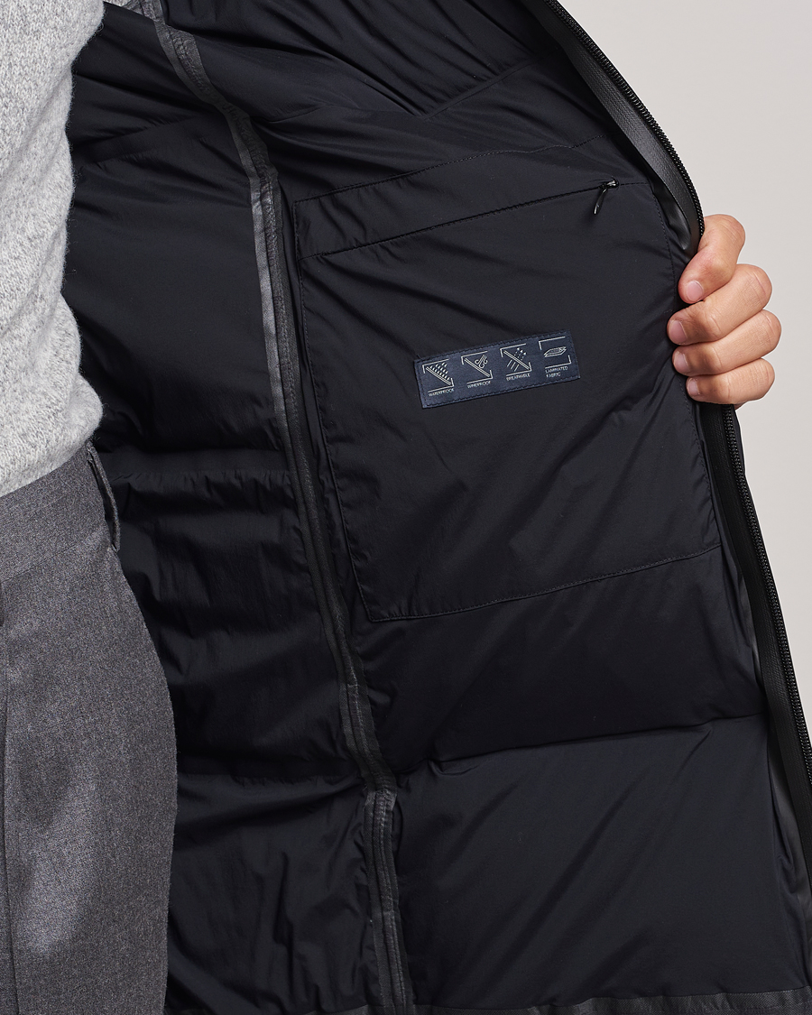 Herr | Jackor | Herno | Laminar Stretch Nylon Down Coat Navy
