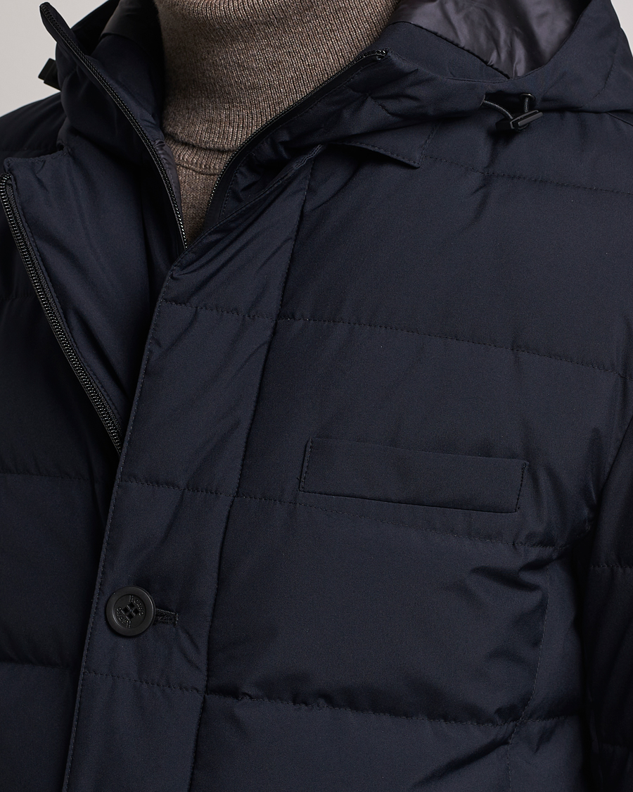 Herno Laminar Down Coat Navy | Herr - Care of Carl