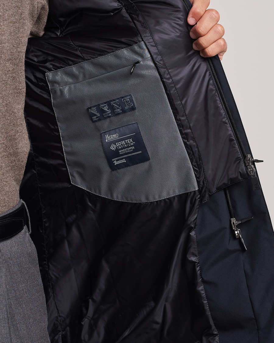 Herr | Jackor | Herno | Laminar Down Coat Navy