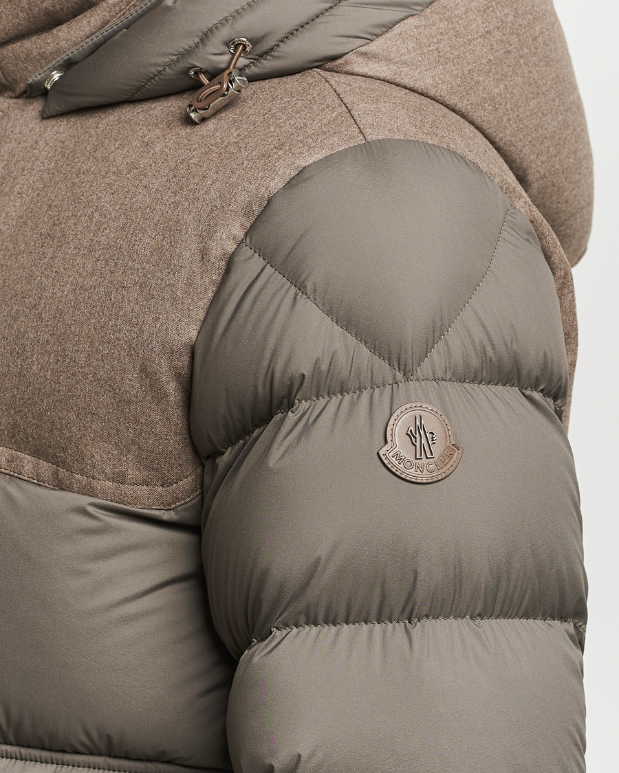 Herr | Jackor | Moncler | Mussala Short Down Parka Taupe