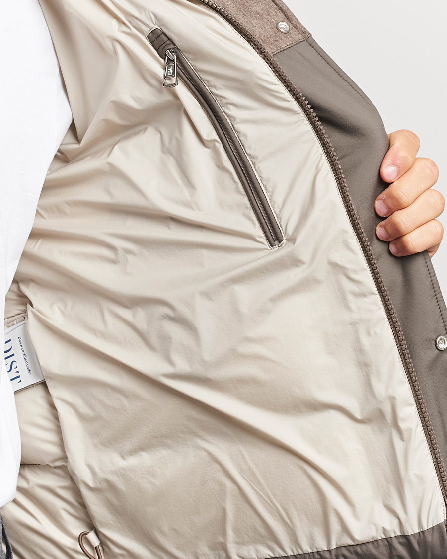 Herr | Jackor | Moncler | Mussala Short Down Parka Taupe