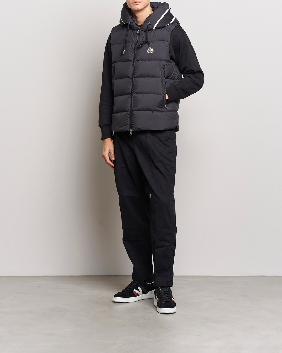 Herr | Jackor | Moncler | Cardamine Hooded Down Vest Black