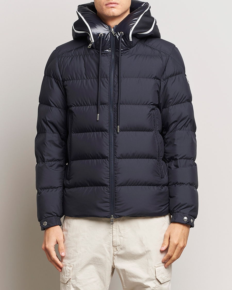 Herr |  | Moncler | Cardere Hooded Down Jacket Navy