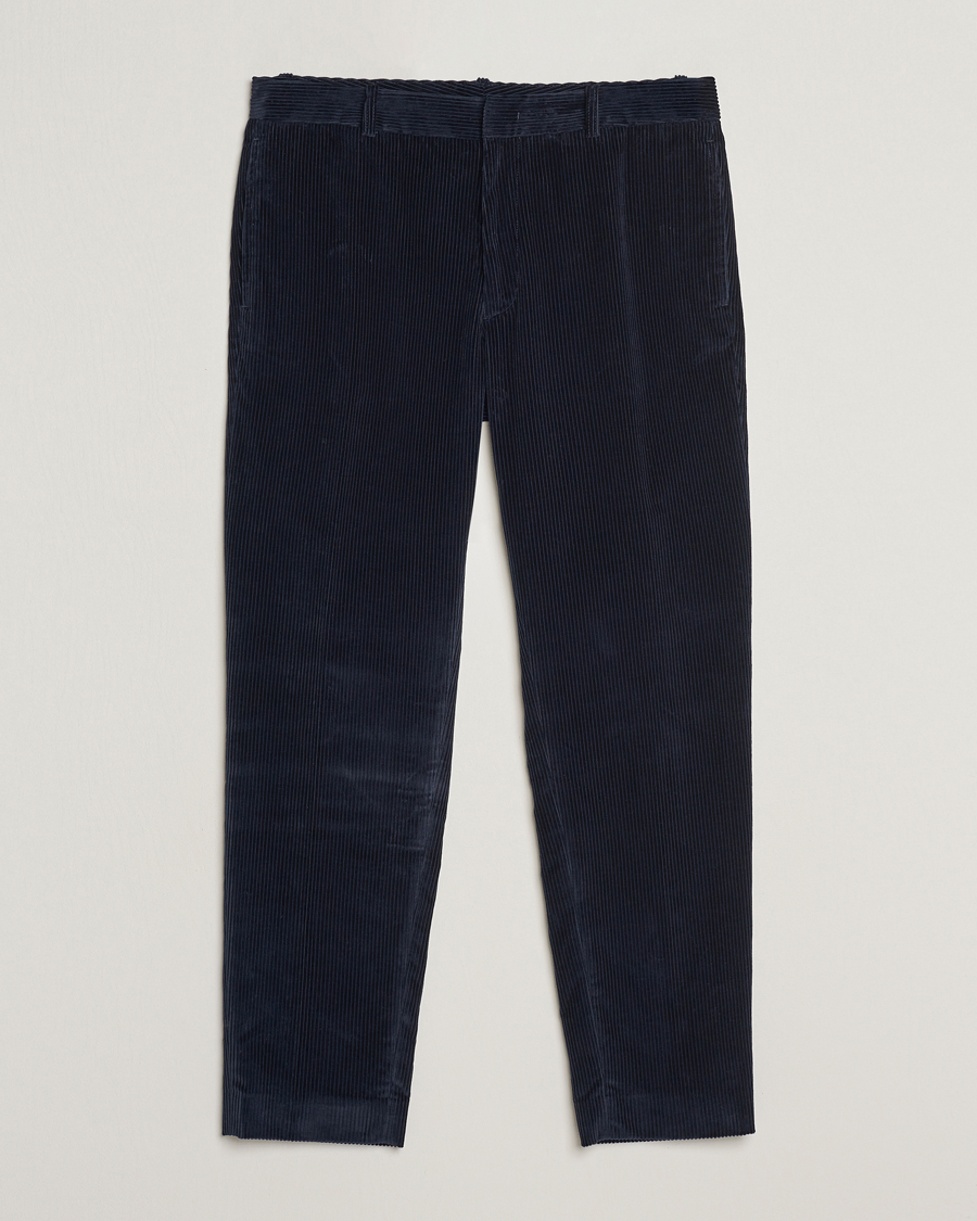 Herr | Byxor | Moncler | Corduroy Pants Navy