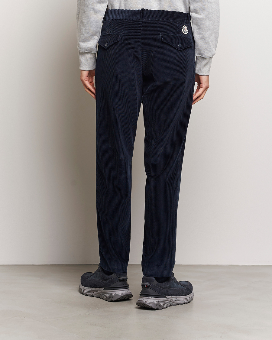Herr | Byxor | Moncler | Corduroy Pants Navy