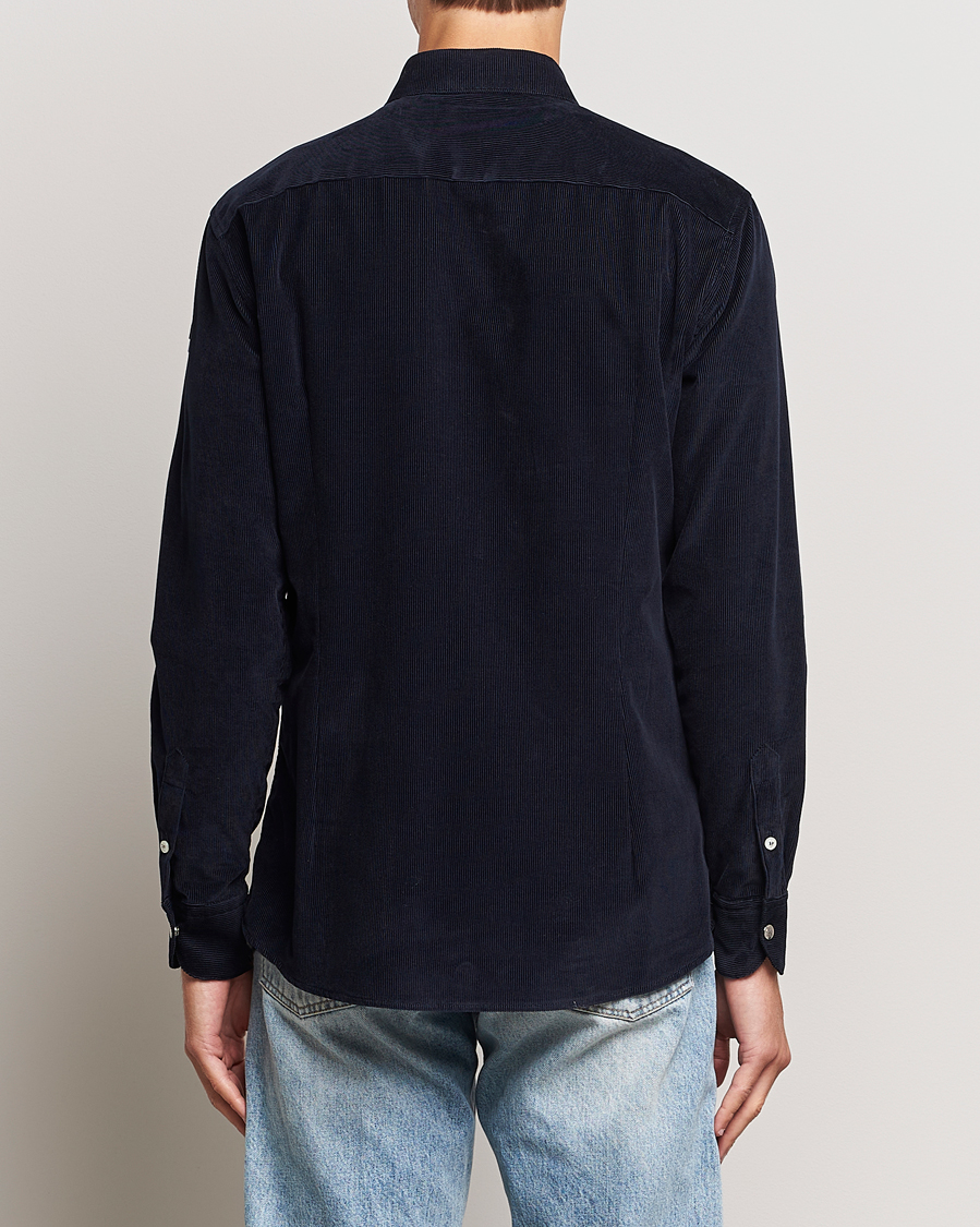 Herr | Skjortor | Moncler | Corduroy Casual Shirt Navy