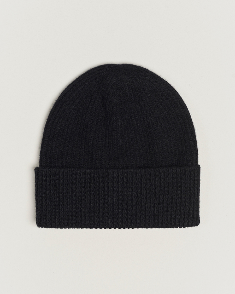 Herr | Moncler Cashmere Beanie Black | Moncler | Cashmere Beanie Black