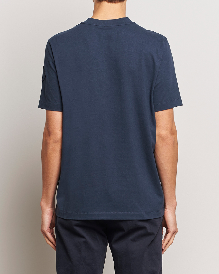 Herr | T-Shirts | Moncler | Lettering T-Shirt Navy