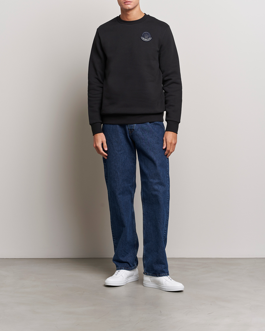 Herr | Tröjor | Moncler | Tonal Patch Logo Sweatshirt Black