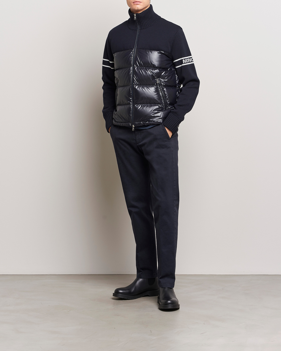 Herr | Jackor | Moncler | Down Hybrid Jacket Navy
