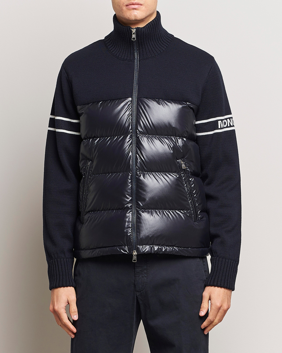 Herr | Jackor | Moncler | Down Hybrid Jacket Navy
