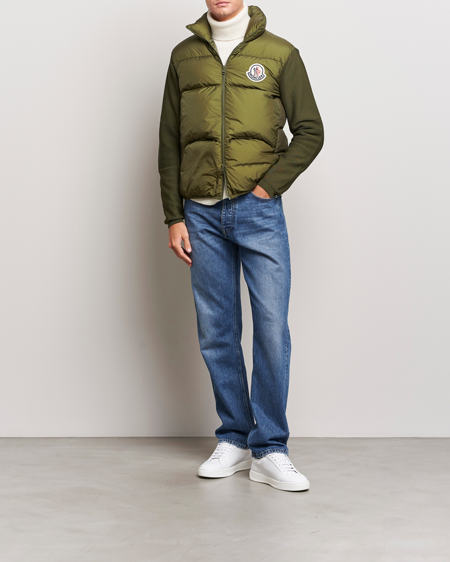 Herr | Tröjor | Moncler | Hybrid Cardigan Military Green