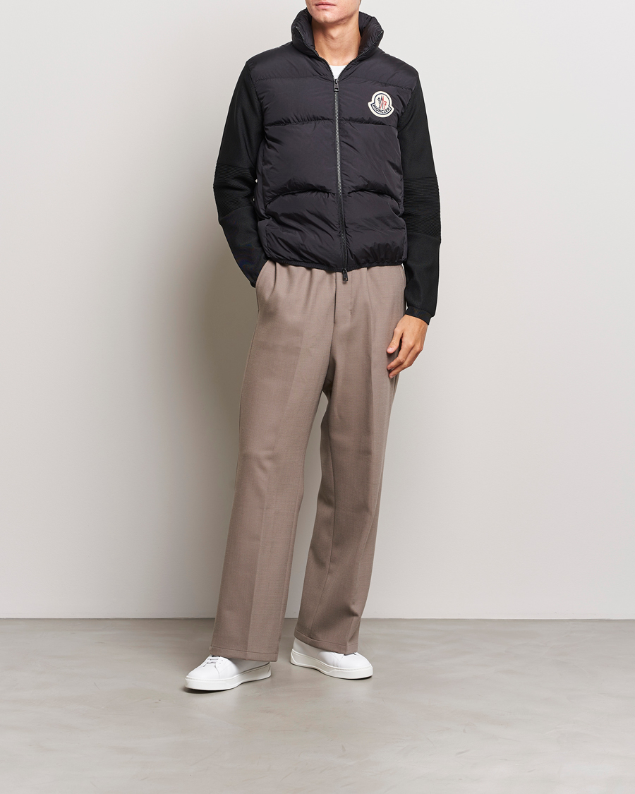 Herr | Tröjor | Moncler | Hybrid Cardigan Black