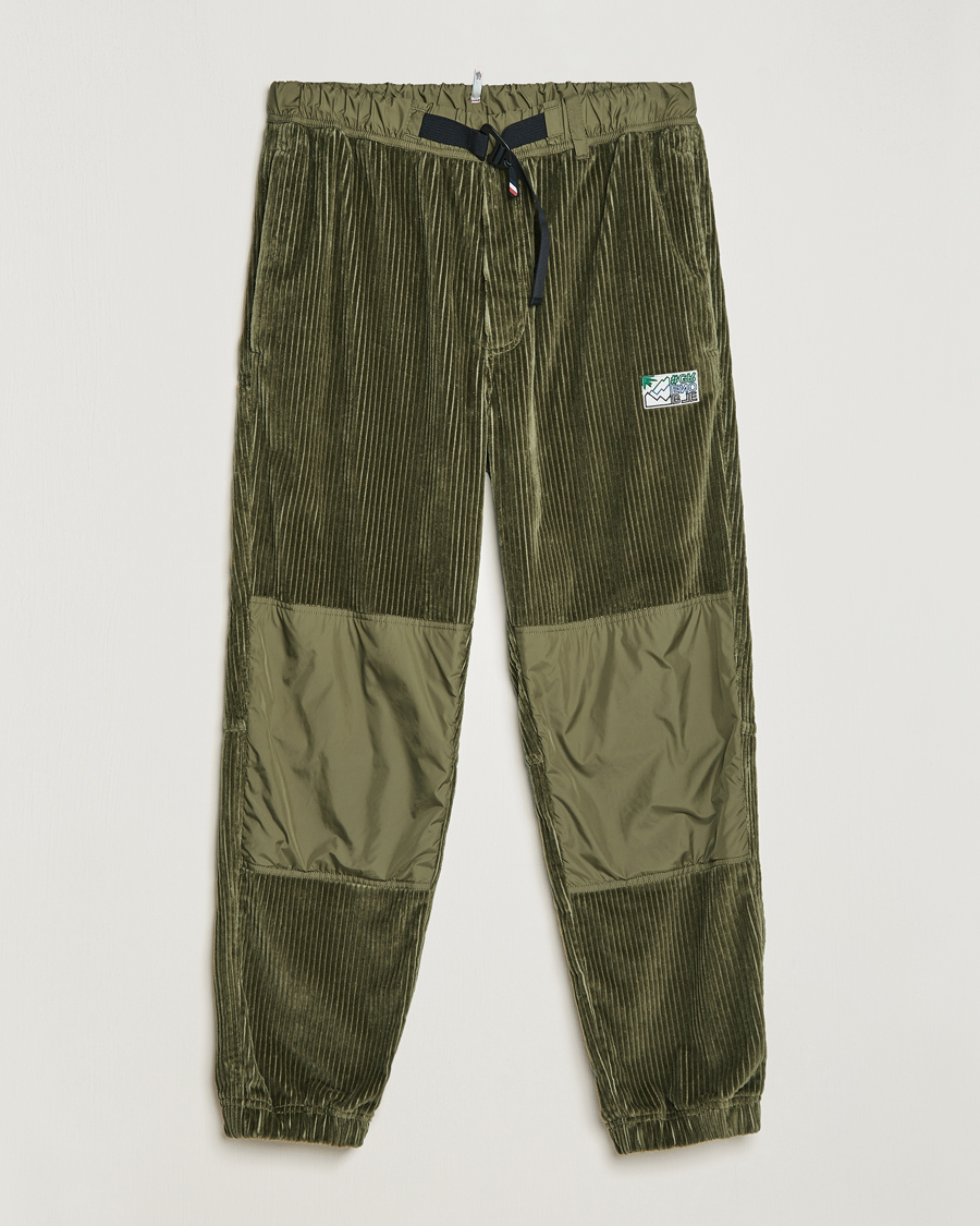 Herr | Byxor | Moncler Grenoble | Tech Panel Corduroy Trousers Olive