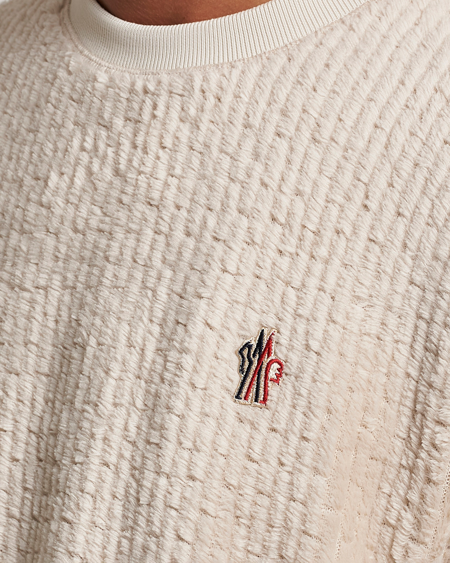 Herr | Tröjor | Moncler Grenoble | Fluffy Sweatshirt White