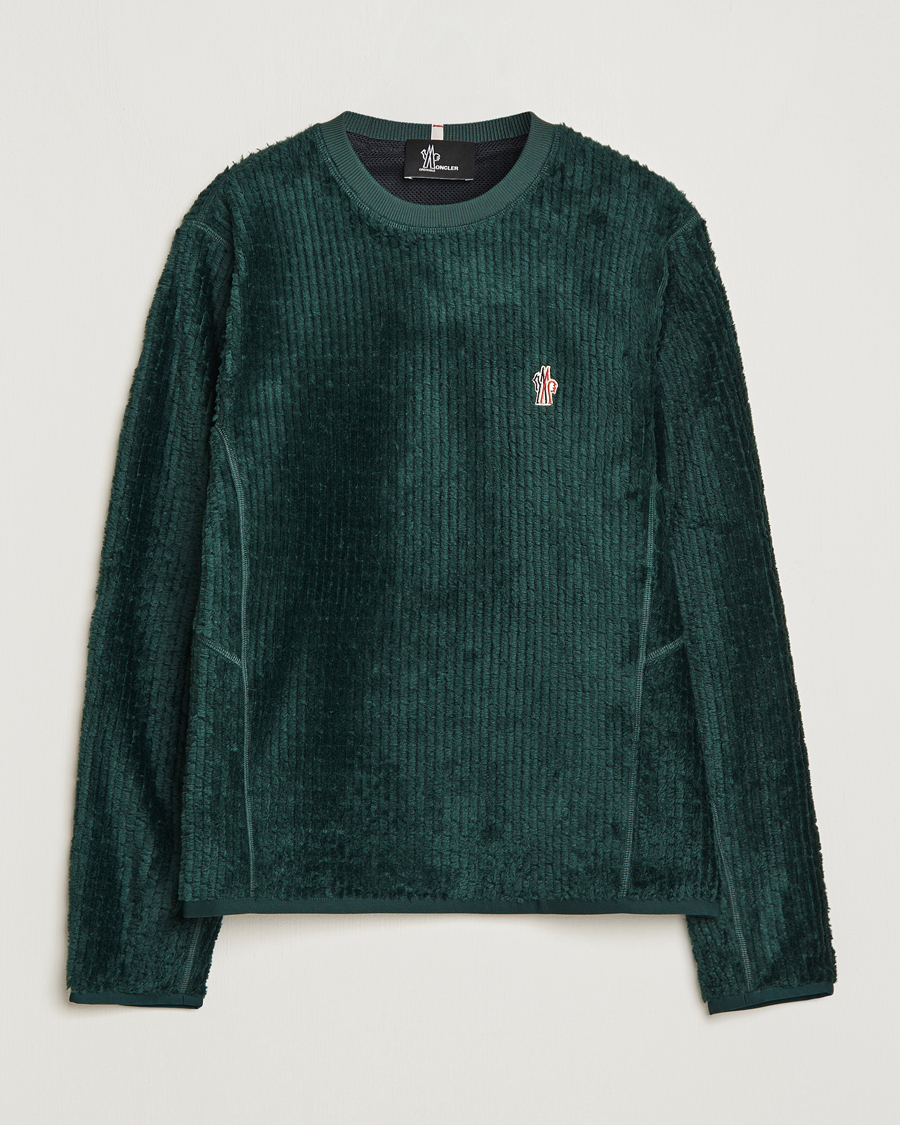 Herr | Tröjor | Moncler Grenoble | Fluffy Sweatshirt Green
