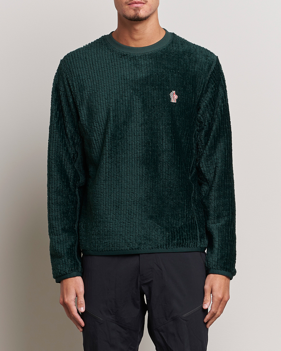 Herr | Tröjor | Moncler Grenoble | Fluffy Sweatshirt Green