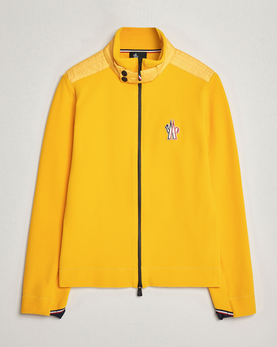 Herr | Tröjor | Moncler Grenoble | Zip Cardigan Bright Yellow