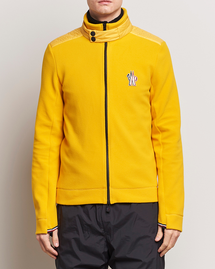 Herr | Tröjor | Moncler Grenoble | Zip Cardigan Bright Yellow