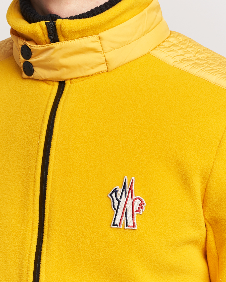 Herr | Tröjor | Moncler Grenoble | Zip Cardigan Bright Yellow