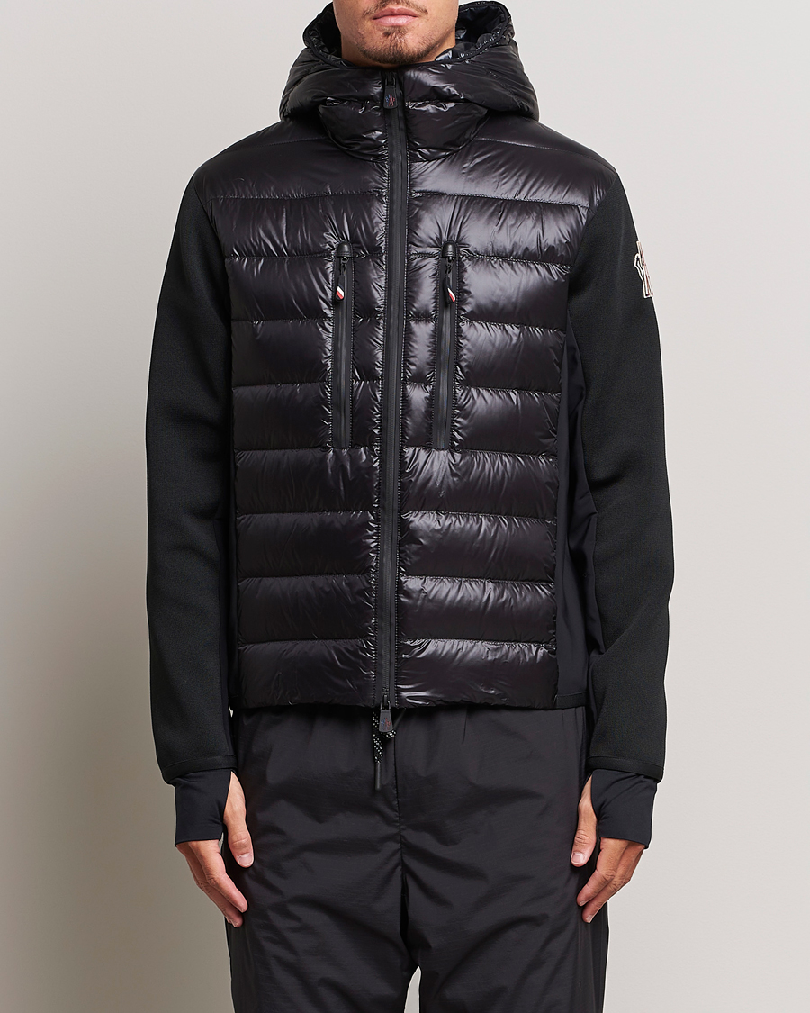 Herr | Moncler | Moncler Grenoble | Hybrid Zip Cardigan Black