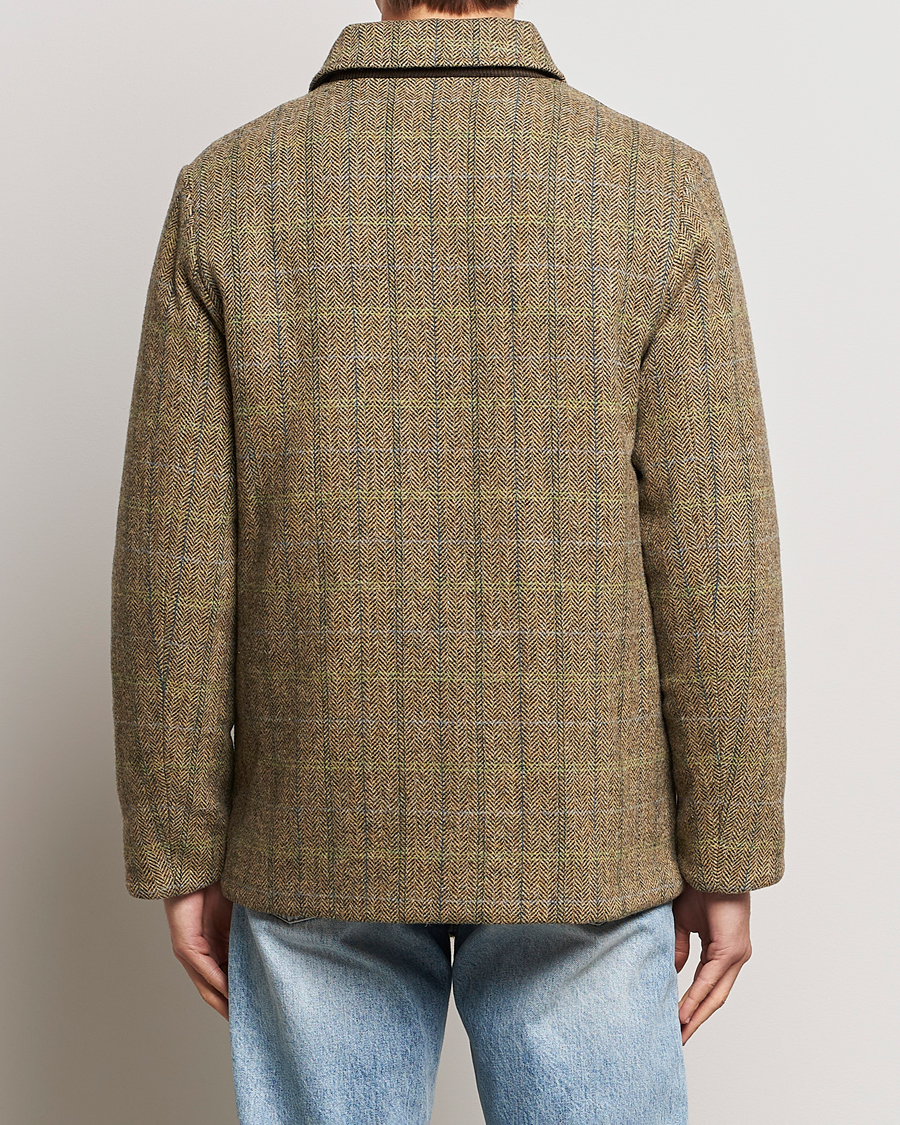 Herr | Jackor | Aspesi | Tweed Hunting Jacket Green Check