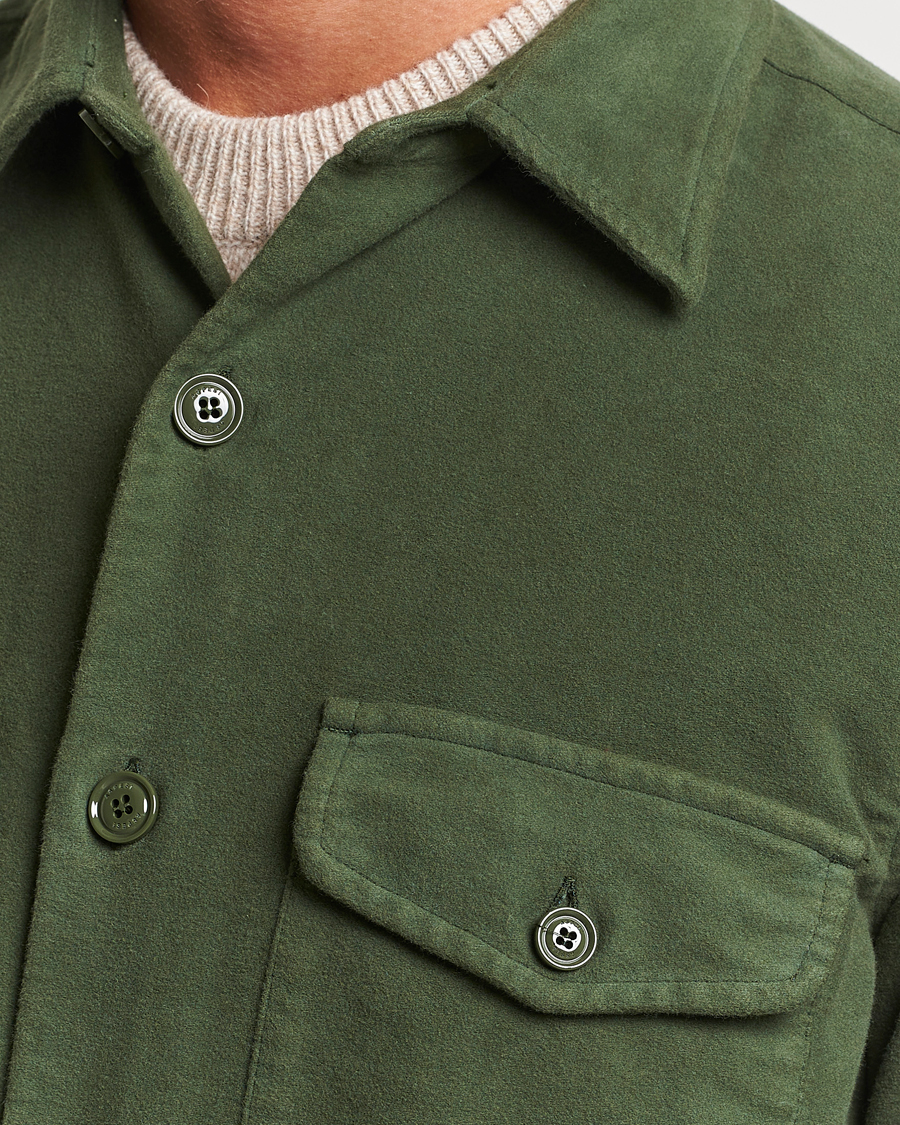 Herr | Jackor | Aspesi | Moleskine Shirt Jacket Dark Military