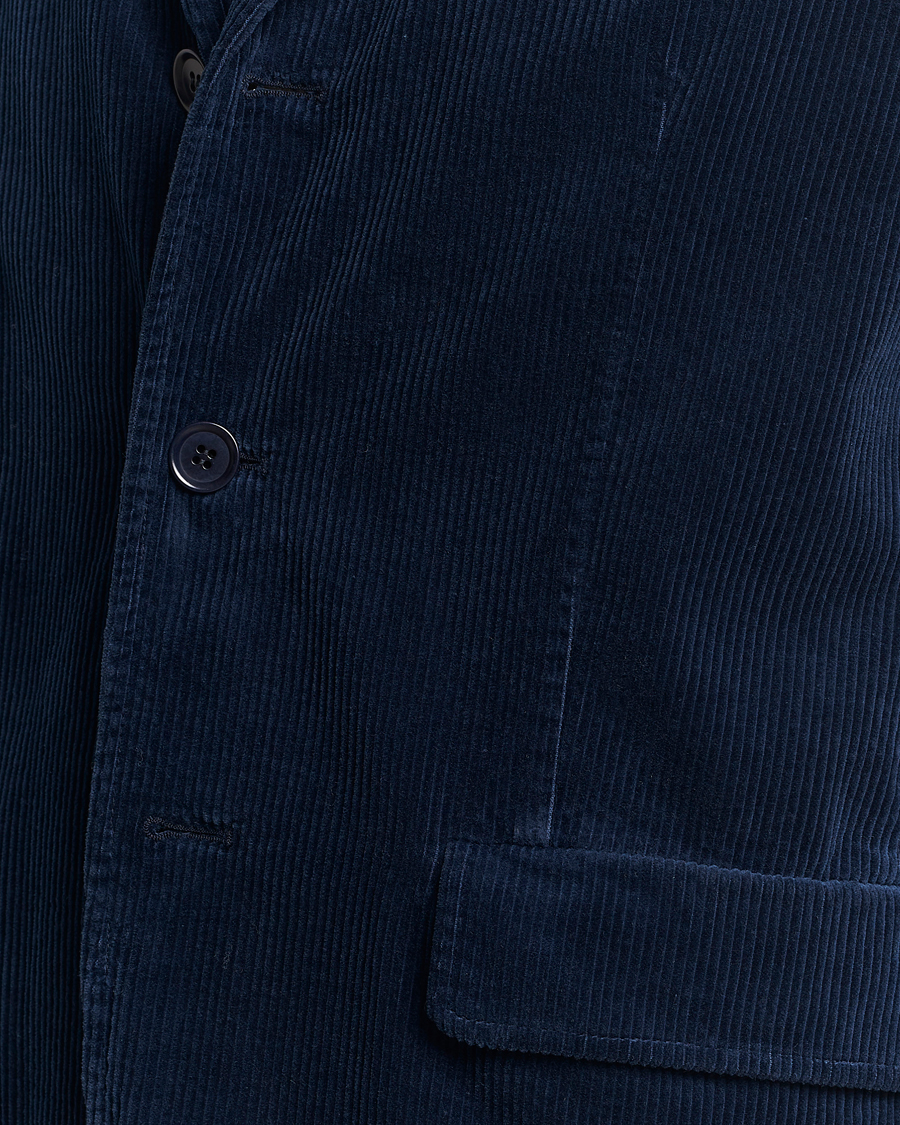 Herr | Kavajer | Aspesi | Corduroy Blazer Navy
